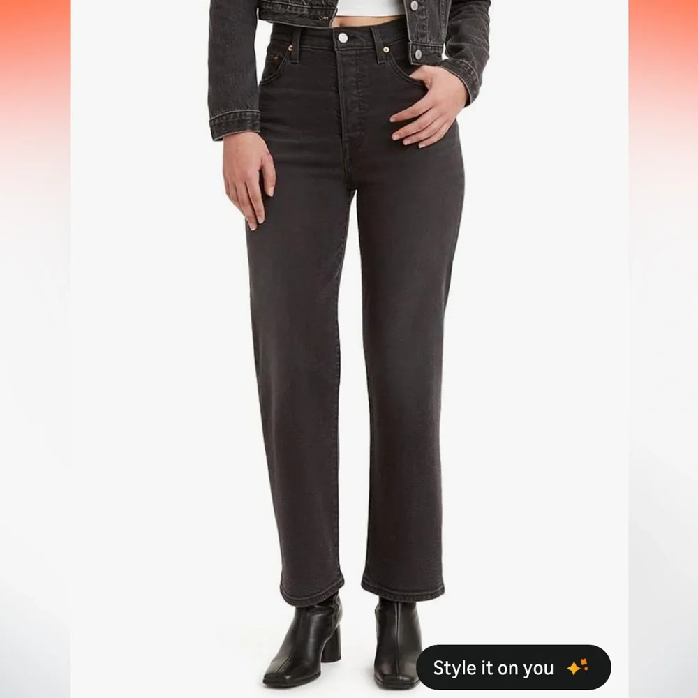 Levi’s Women's Ribcage Straight Ankle Jeans - Picture 2 of 6